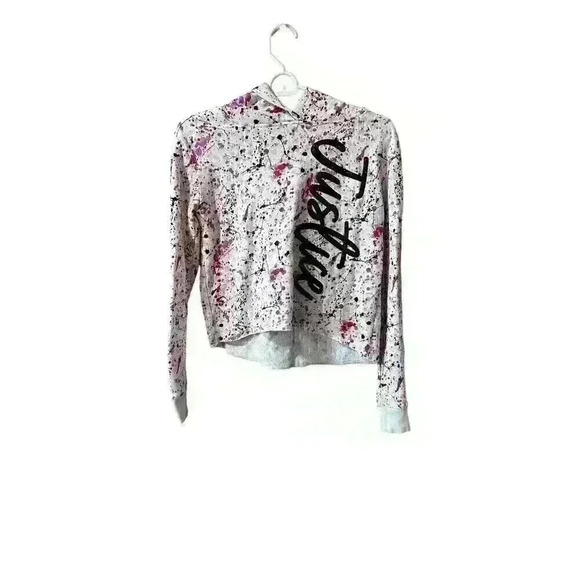 Justice Splatter Paint Pullover Sweatshirt - Picture 1 of 4